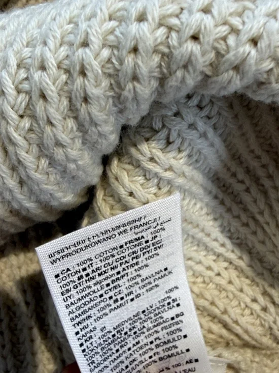 GAP Cream Ribbed Cardigan NWT - Picture 6 of 6